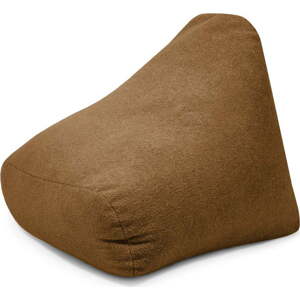 Hnědý dětský sedací vak z textilie bouclé Snug 80 – SLOWDOWN