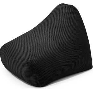 Černý manšestrový dětský sedací vak Snug 80 – SLOWDOWN