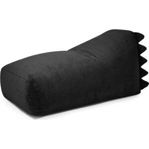 Černý manšestrový dětský sedací vak Snug 130 Dragon – SLOWDOWN