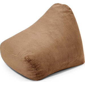 Hnědý manšestrový dětský sedací vak Snug 80 – SLOWDOWN