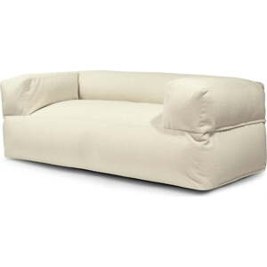 Krémový sedací vak z textilie bouclé Sofa MooG – SLOWDOWN