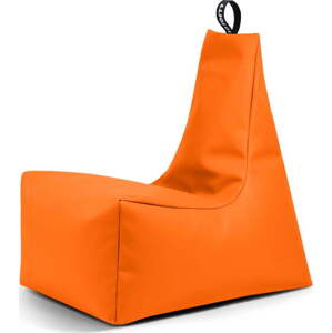 Oranžový dětský sedací vak z imitace kůže Icy M – So Soft?