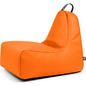 Oranžový dětský sedací vak z imitace kůže Chill M – So Soft?