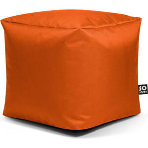 Oranžový dětský sedací vak Cube M – So Soft?