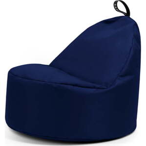 Tmavě modrý dětský sedací vak Round M – So Soft?