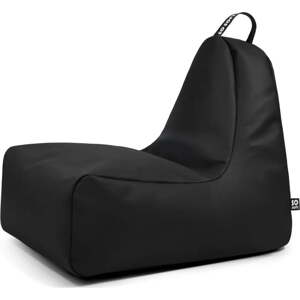 Černý dětský sedací vak z imitace kůže Chill M – So Soft?