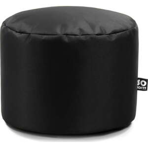 Černý dětský sedací vak z imitace kůže Dot M – So Soft?