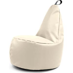 Béžový dětský sedací vak z imitace kůže Lull M – So Soft?