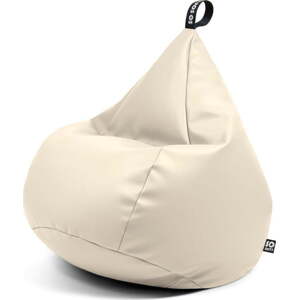 Béžový dětský sedací vak z imitace kůže Drop M – So Soft?
