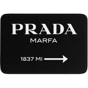 Černá sametová koupelnová předložka 60x100 cm Prada – Mila Home