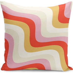 Povlak na polštář 43x43 cm Creamy Raspberry Swirl – Mila Home