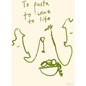 Plakát 30x40 cm To Life – The Poster Club