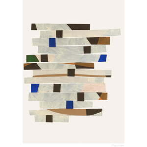 Plakát 50x70 cm Cut up Stripes – The Poster Club