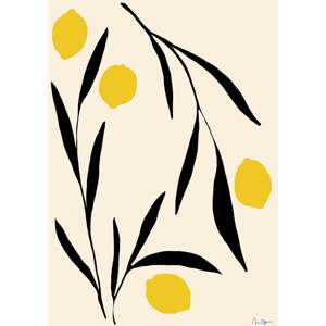 Plakát 30x40 cm Lemon – The Poster Club