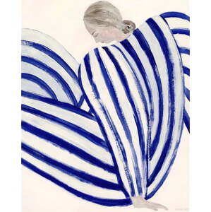 Plakát 50x70 cm Blue Stripe at Concorde – The Poster Club