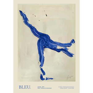 Plakát 50x70 cm Bleu – The Poster Club