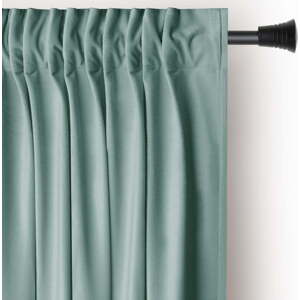 Světle zelený sametový dimout závěs 140x270 cm Pleat – Restilo