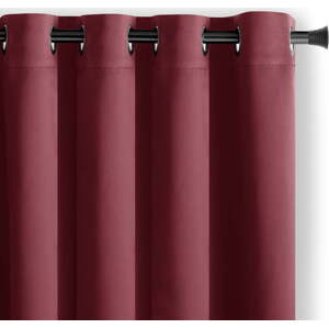 Vínový zatemňovací závěs 140x175 cm Eyelets – Restilo