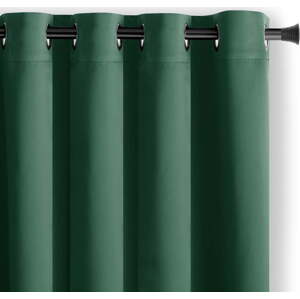Tmavě zelený zatemňovací závěs 140x175 cm Eyelets – Restilo