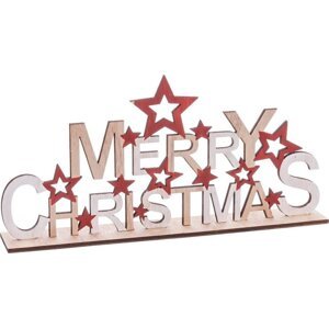 Vánoční figurka (výška 18,5 cm) Merry Christmas – Casa Selección