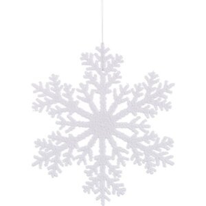 Plastová závěsná vánoční dekorace 25 cm Snowflake – Casa Selección