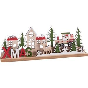 Dřevěná vánoční figurka (výška 11 cm) Xmas – Casa Selección