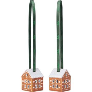 Keramické vánoční ozdoby v sadě 2 ks 5 cm Gingerbread – Kähler Design