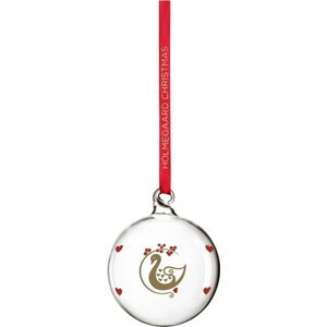 Skleněná ručně foukaná vánoční koule ø 6,5 cm Ann-Sofi Romme Annual Christmas Bauble 2025 – Holmegaard