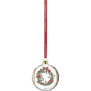 Skleněná ručně foukaná vánoční koule ø 8 cm Annual Christmas Bauble 2025 – Holmegaard