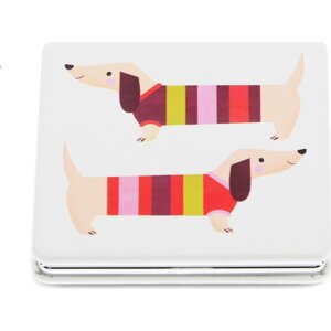 Kosmetické zvětšovací zrcadlo 7x7 cm Sausage Dog – Rex London