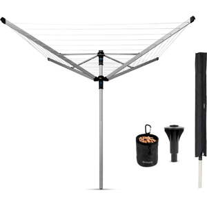 Venkovní sušák na prádlo ve stříbrné barvě 60 m Lift-o-Matic Advance – Brabantia